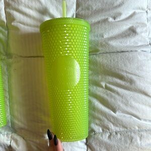 Starbucks studded glow in the dark tumbler